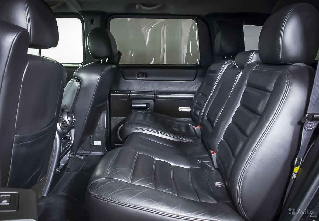 black hummer h2 interior