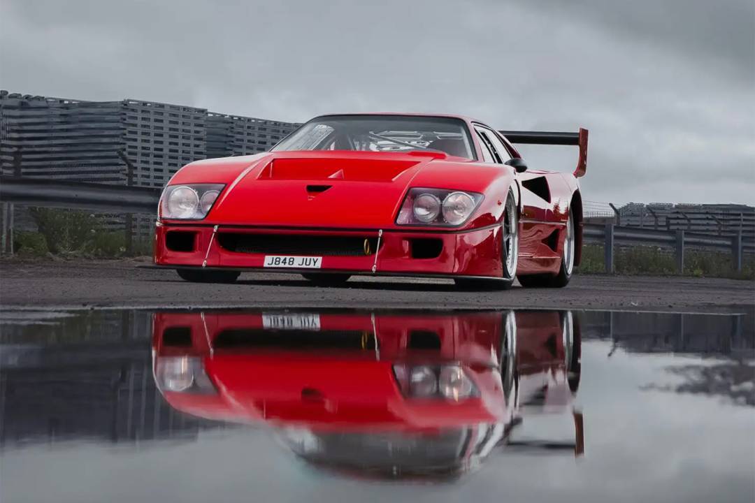 На аукцион выставили единственный в мире Ferrari F40 с мотором… 