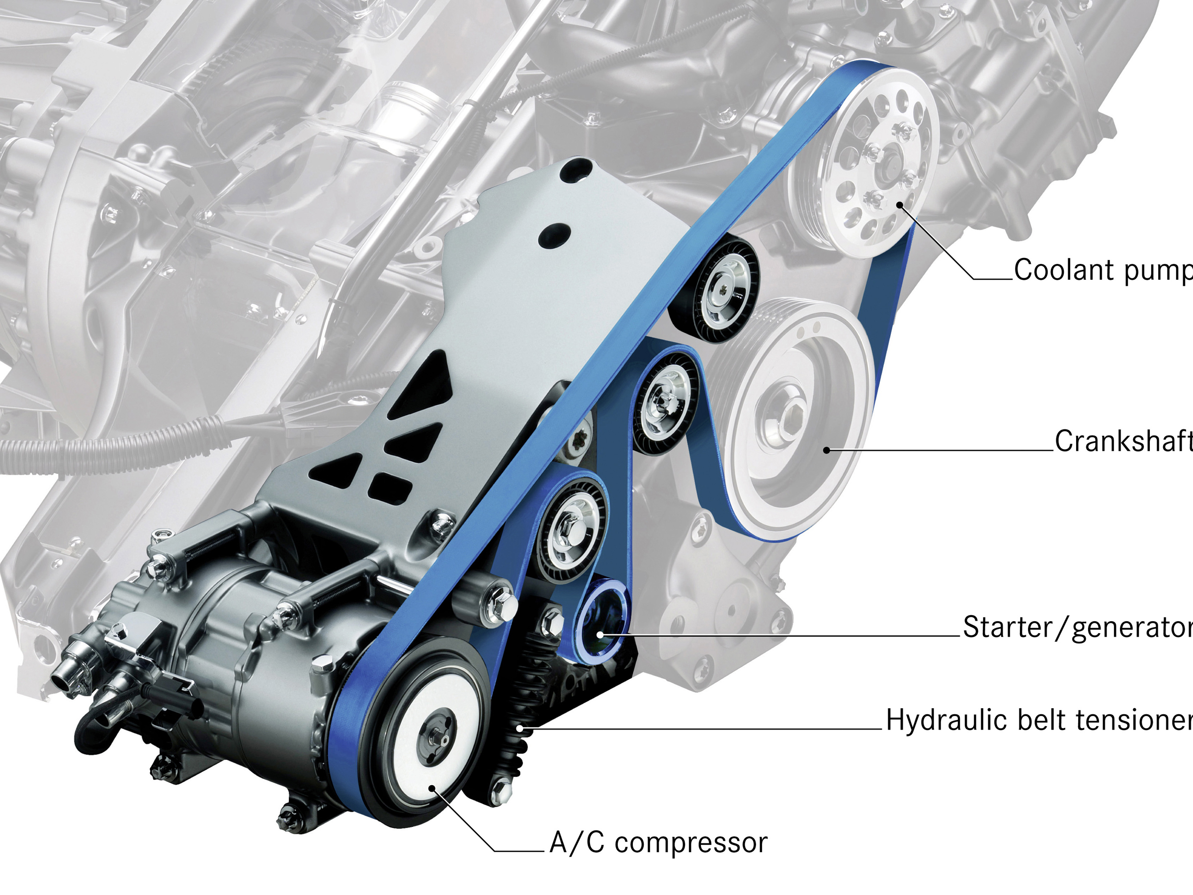 mercedes b200 belt routing