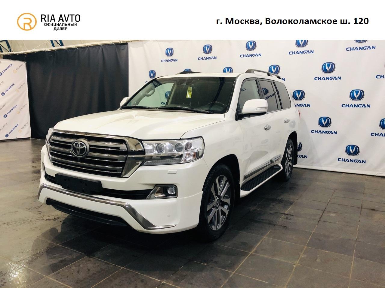 Продано: Toyota Land Cruiser 200 J200 2-й рестайлинг 4.5 TD AT 249 л.с.  белый металлик в Москве - Quto.ru