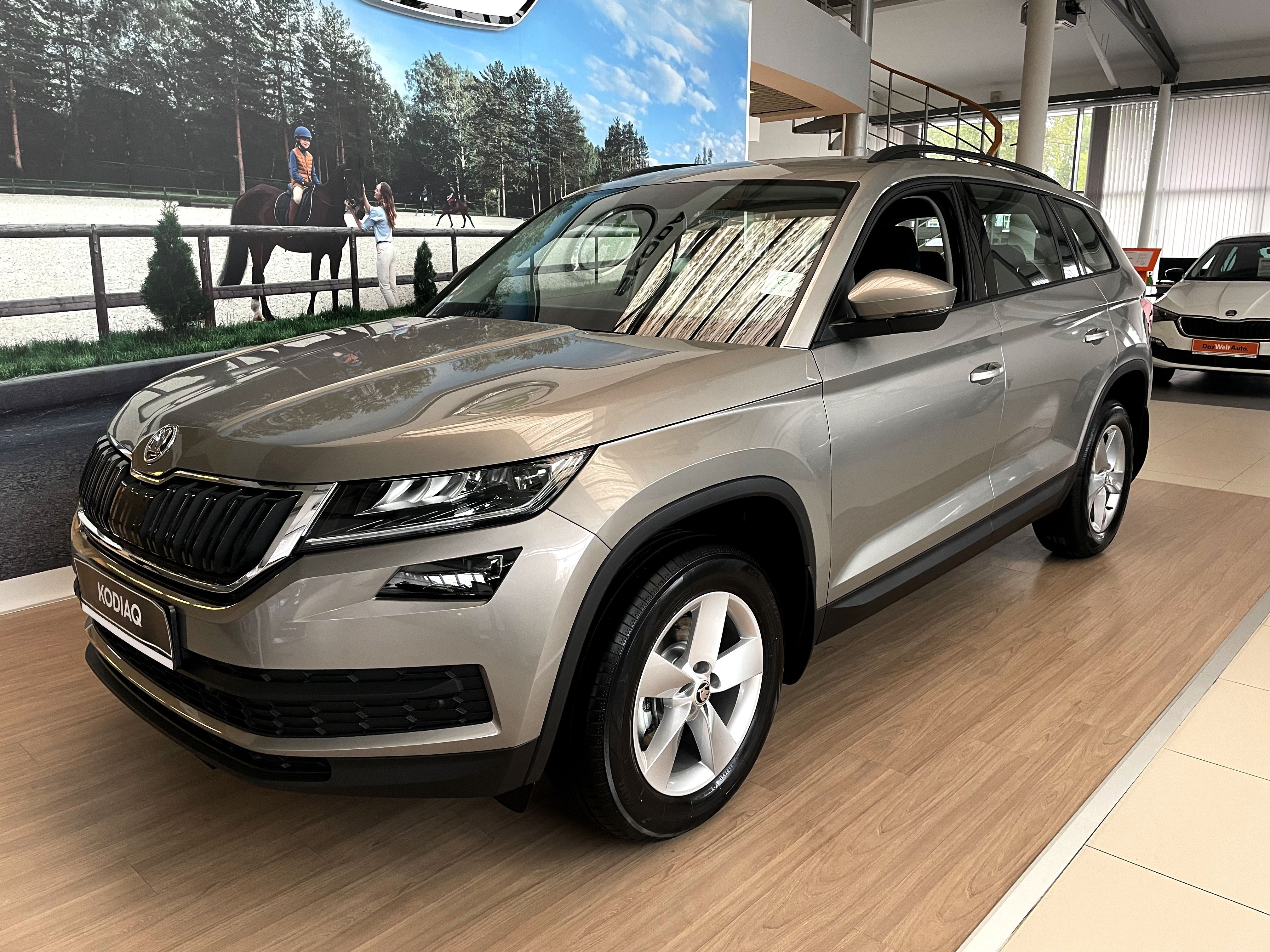 Продано: Skoda Kodiaq I поколение рестайлинг 1.4 TSI DSG 150 л.с. бежевый  металлик в Москве - Quto.ru