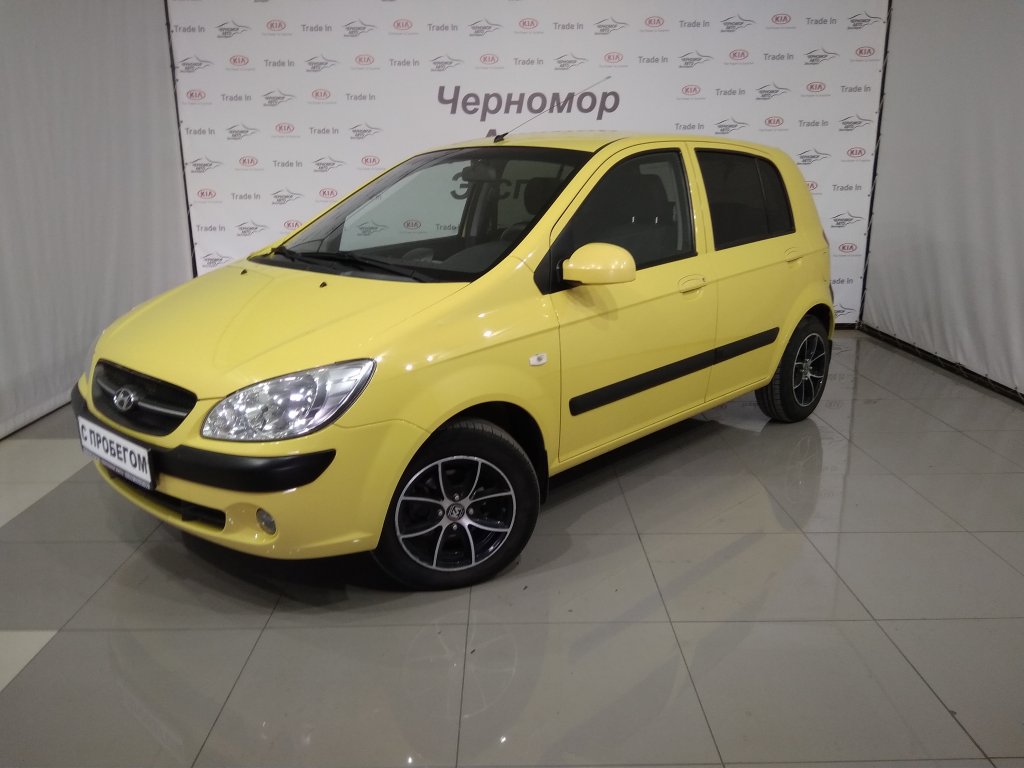 Продано: Hyundai Getz 5-дв. I поколение 1.4 AT 97 л.с. желтый в Крым  (Республика Крым) - Quto.ru