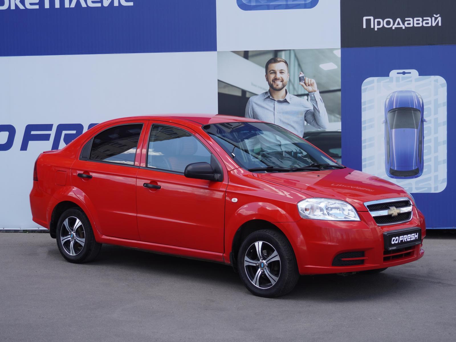 Купить б/у Chevrolet Aveo седан I поколение рестайлинг (красный) 2010 года  в Воронежской области за 599 000 ₽ - Quto.ru