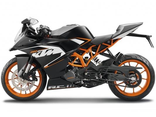 KTM RC 200 2015 - цена, технические 