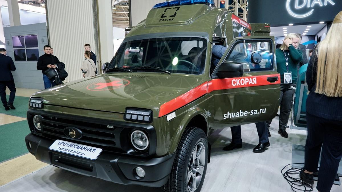 Ростех представил бронированную Lada Niva для эвакуации - Quto.ru