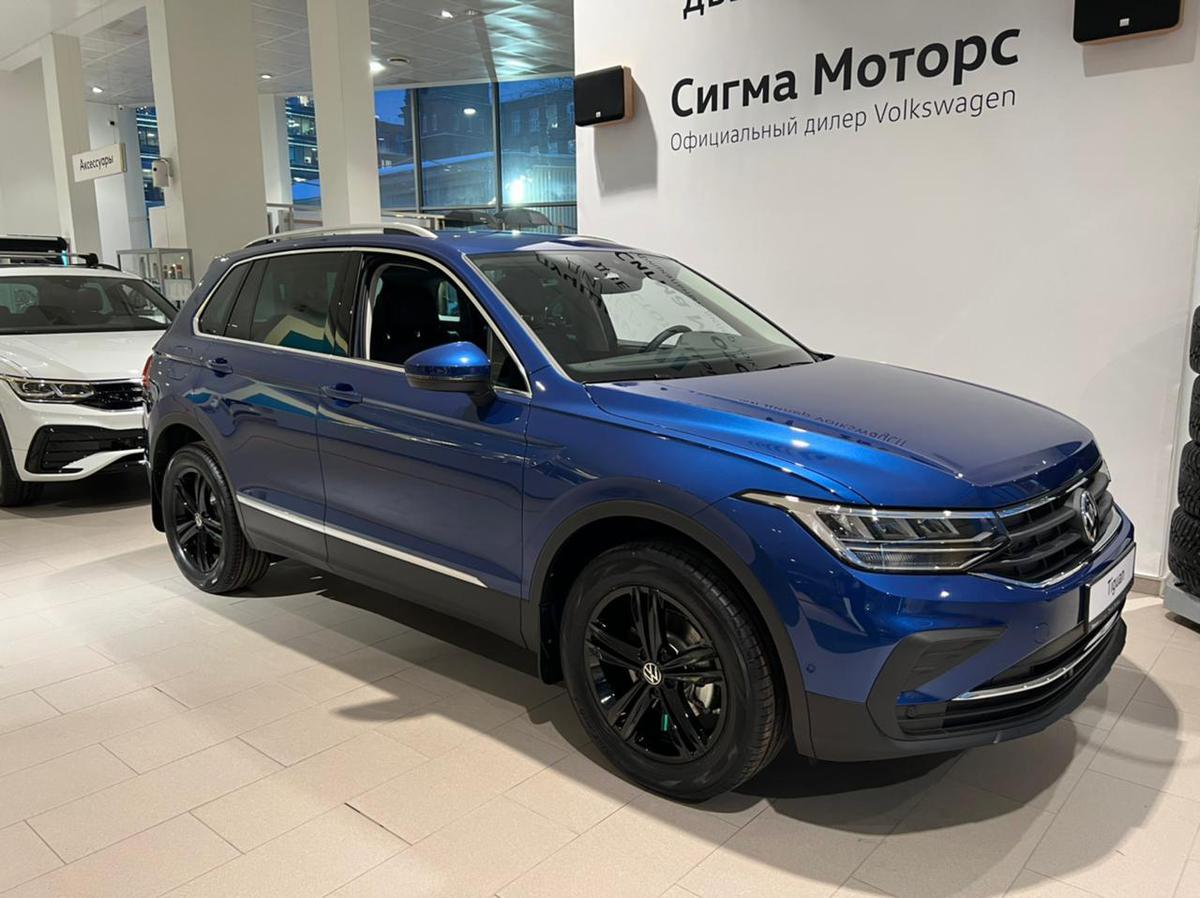 Продано: Volkswagen Tiguan II поколение рестайлинг 1.4 TSI DSG 150 л.с.  синий металлик в Санкт-Петербурге - Quto.ru