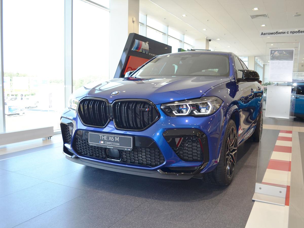 Продано: BMW X6 M F96 4.4 AT 625 л.с. синий металлик в Москве - Quto.ru