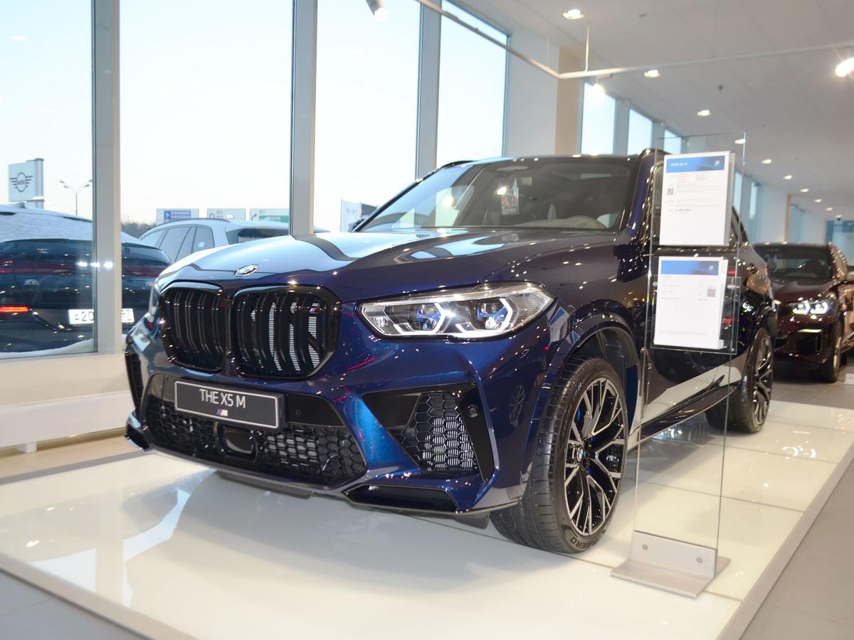 Продано: BMW X5 M F95 4.4 AT 625 л.с. синий металлик в Москве - Quto.ru