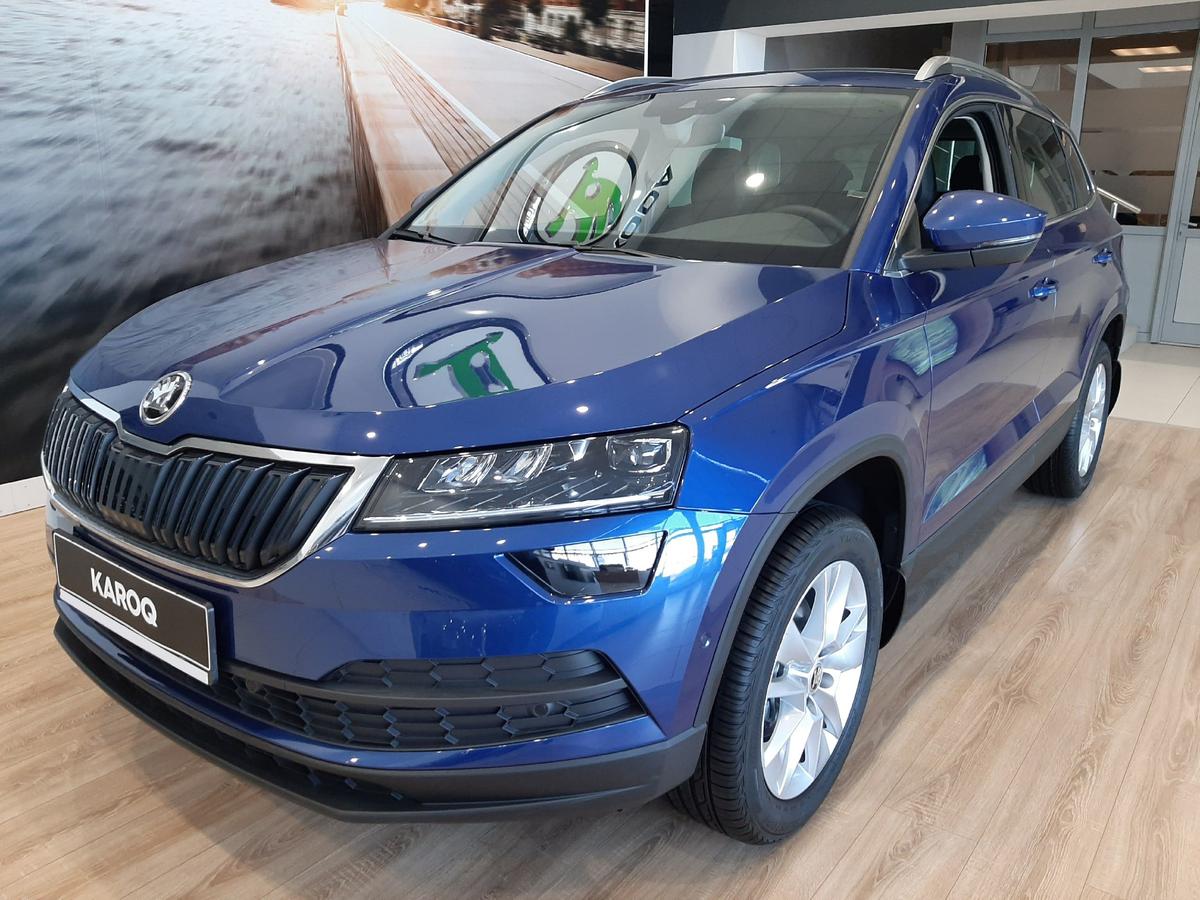 Продано: Skoda Karoq I поколение 1.6 AT 110 л.с. синий металлик в Москве -  Quto.ru