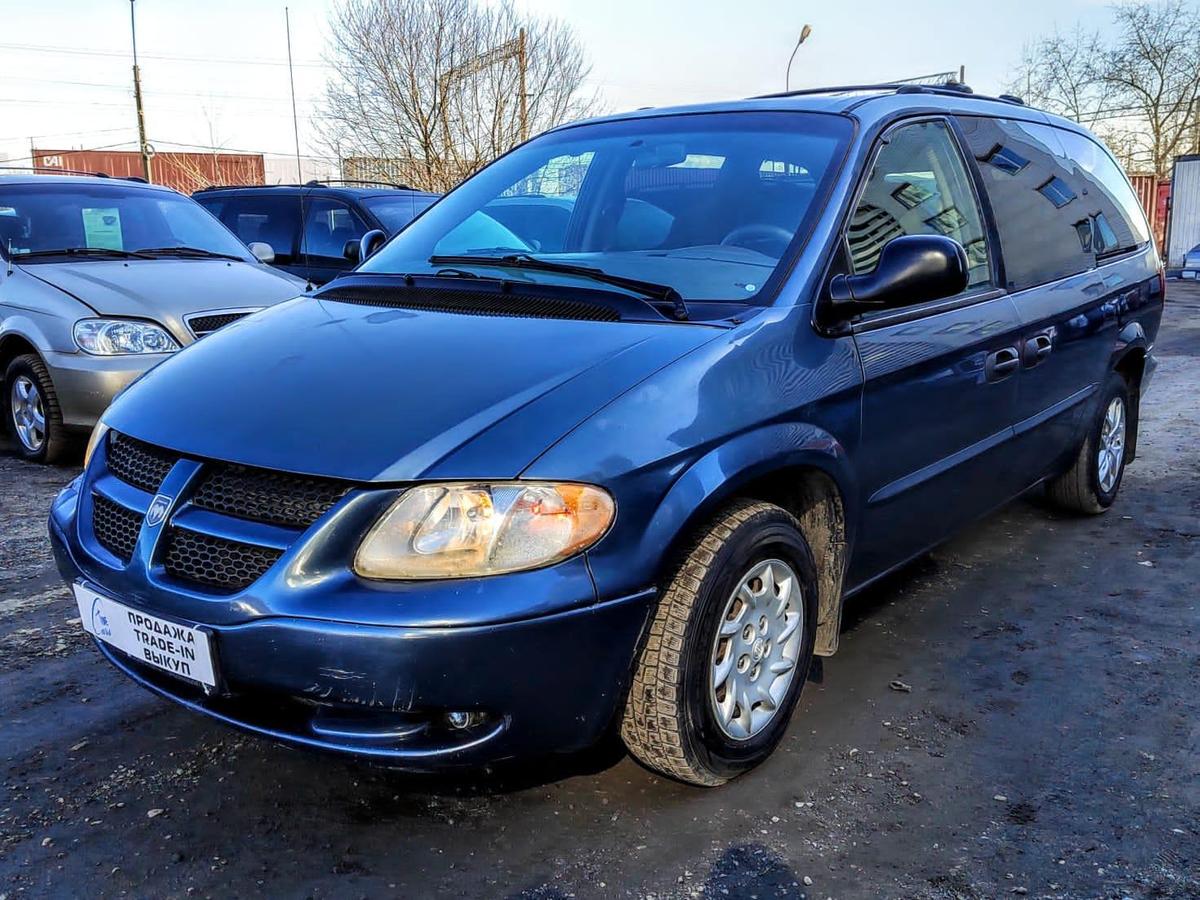 Продано: Dodge Caravan IV поколение 3.3 AT 182 л.с. синий в  Санкт-Петербурге - Quto.ru