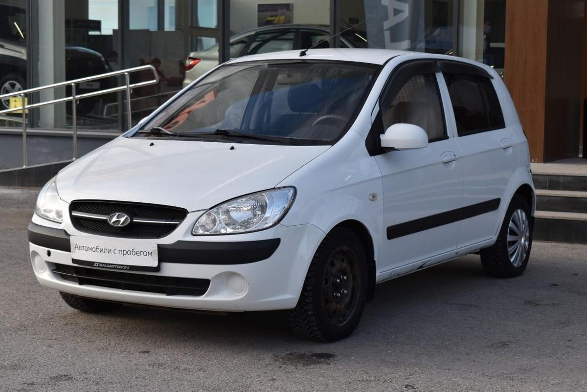 Продано: Hyundai Getz 5-дв. I поколение 1.4 AT 97 л.с. белый в  Башкортостане - Quto.ru