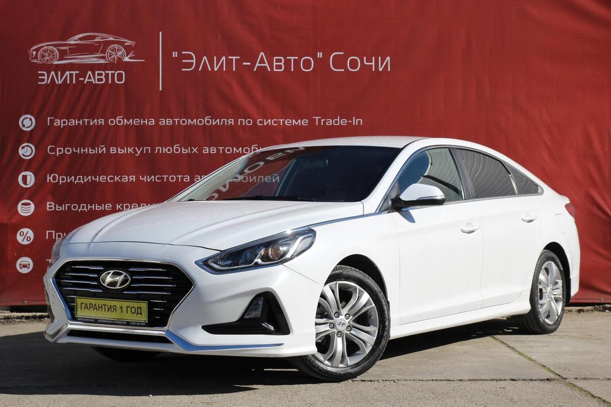 Продано: Hyundai Sonata VII поколение рестайлинг 2.0 AT 150 л.с. белый в  Краснодарском крае - Quto.ru