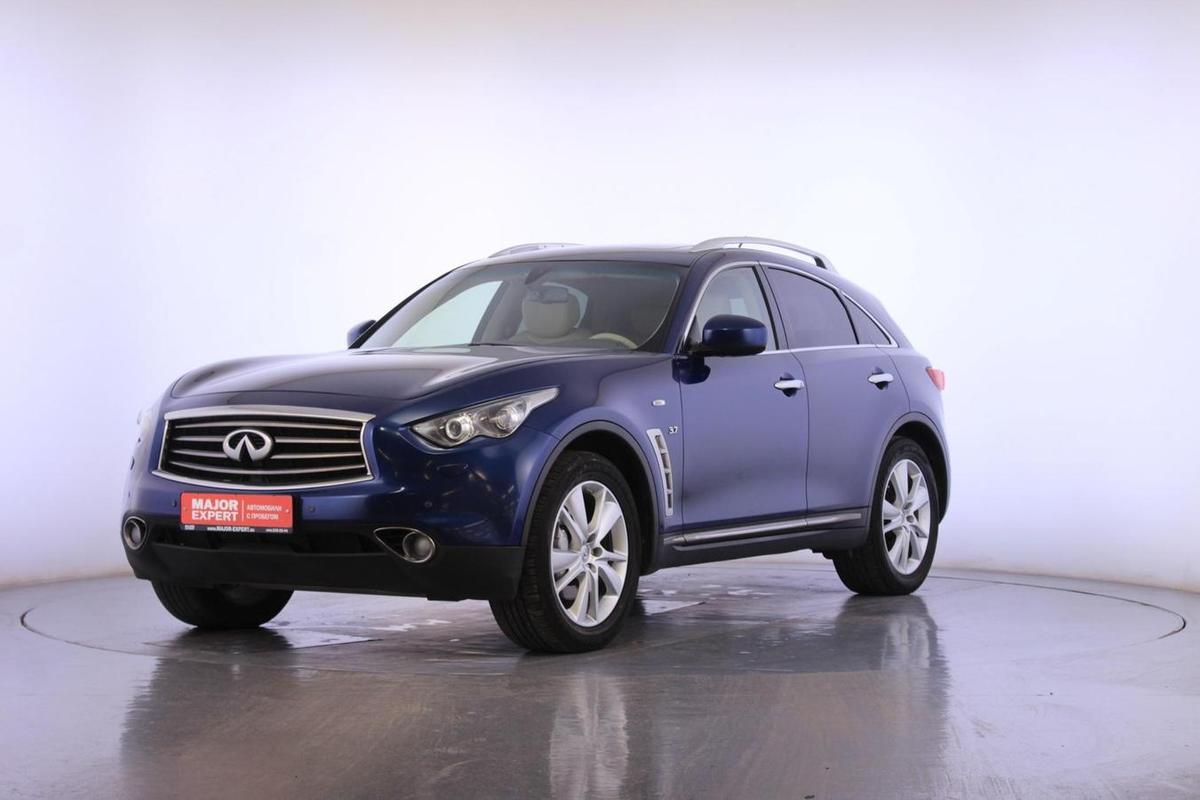 Продано: Infiniti QX70 II поколение рестайлинг 3.7 AT AWD 333 л.с. синий в  Москве - Quto.ru