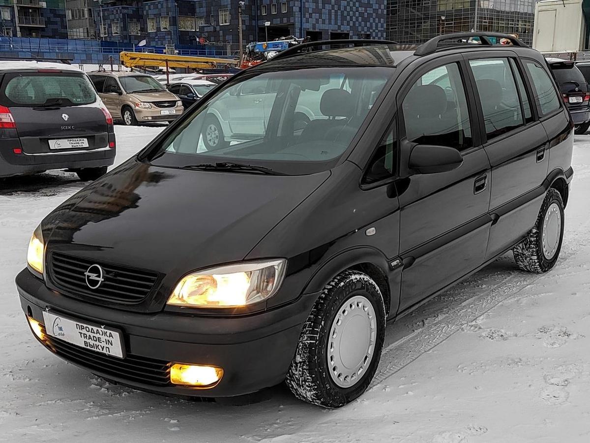 Продано: Opel Zafira A 1.6 MT 101 л.с. черный в Санкт-Петербурге - Quto.ru