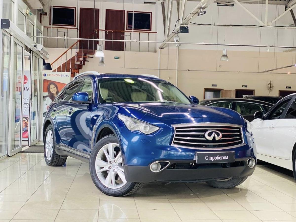 Продано: Infiniti QX70 II поколение рестайлинг 3.7 AT AWD 333 л.с. синий в  Москве - Quto.ru