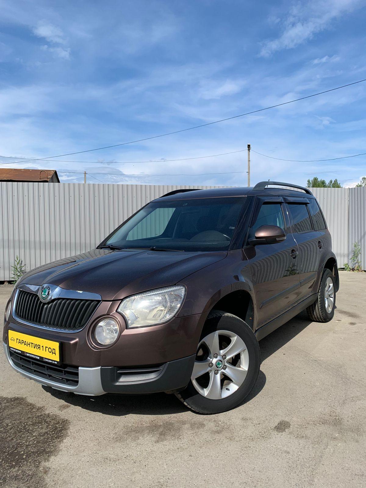 Продано: Skoda Yeti I поколение рестайлинг 1.4 TSI DSG 125 л.с. коричневый  в Пермском крае - Quto.ru