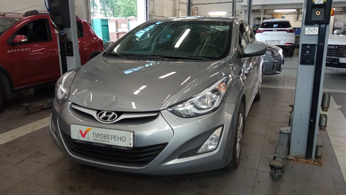 Продано: Hyundai Elantra седан V поколение рестайлинг 1.6 AT 132 л.с. серый  в Санкт-Петербурге - Quto.ru