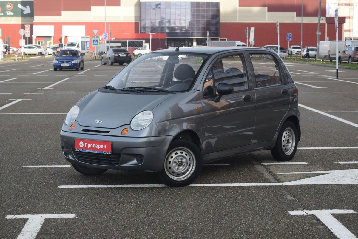 Продано: Daewoo Matiz I поколение 0.8 MT 51 л.с. серый в Краснодарском крае  - Quto.ru