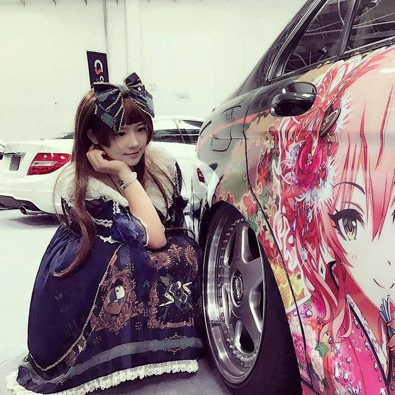 японское авто с девушками (176) фото