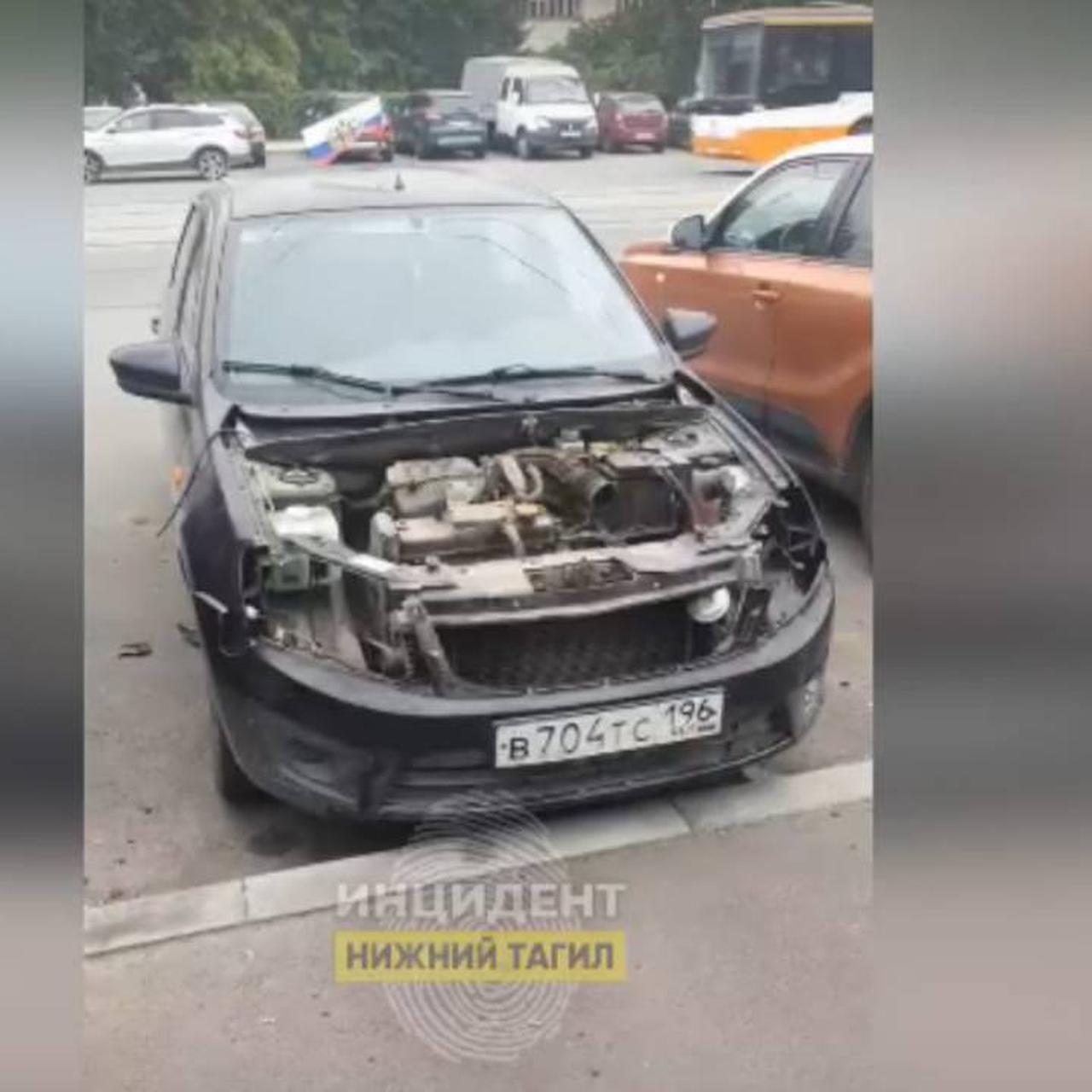 В Нижнем Тагиле воры за ночь разобрали Lada Granta - Quto.ru