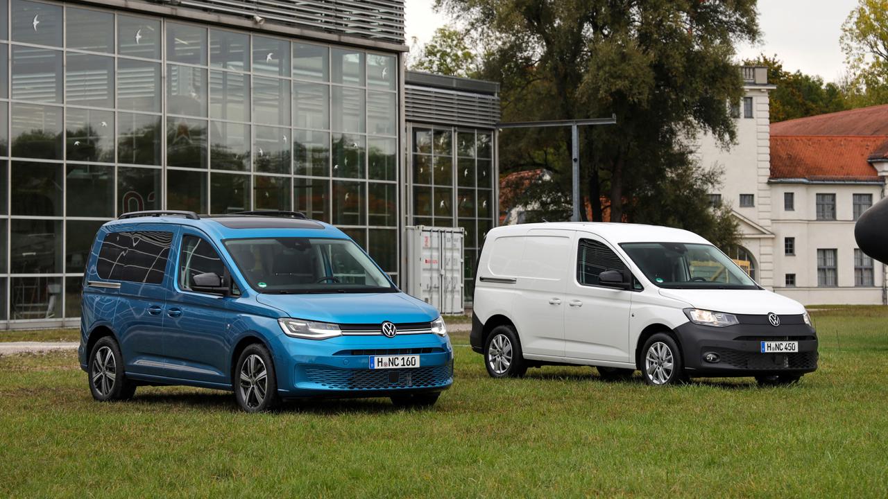 Volkswagen Caddy на пейзаже