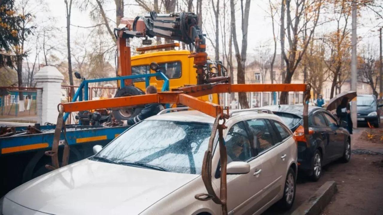 Эвакуация машин без номеров
