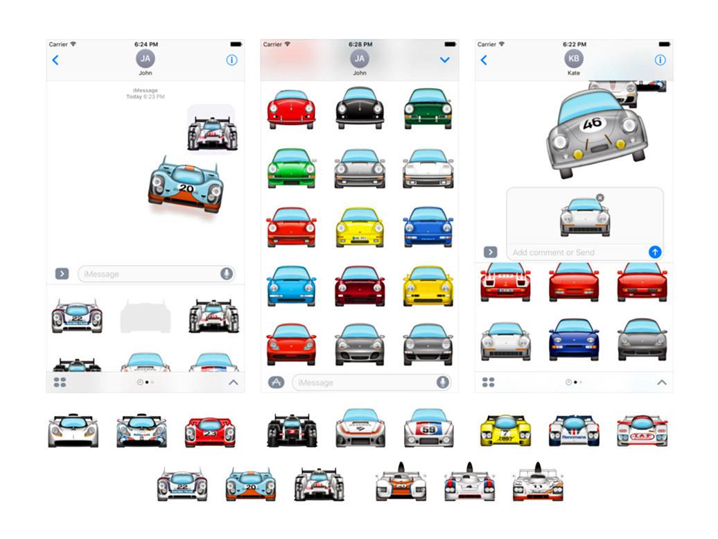 Культовые модели Porsche теперь доступны в виде эмодзи - Quto.ru