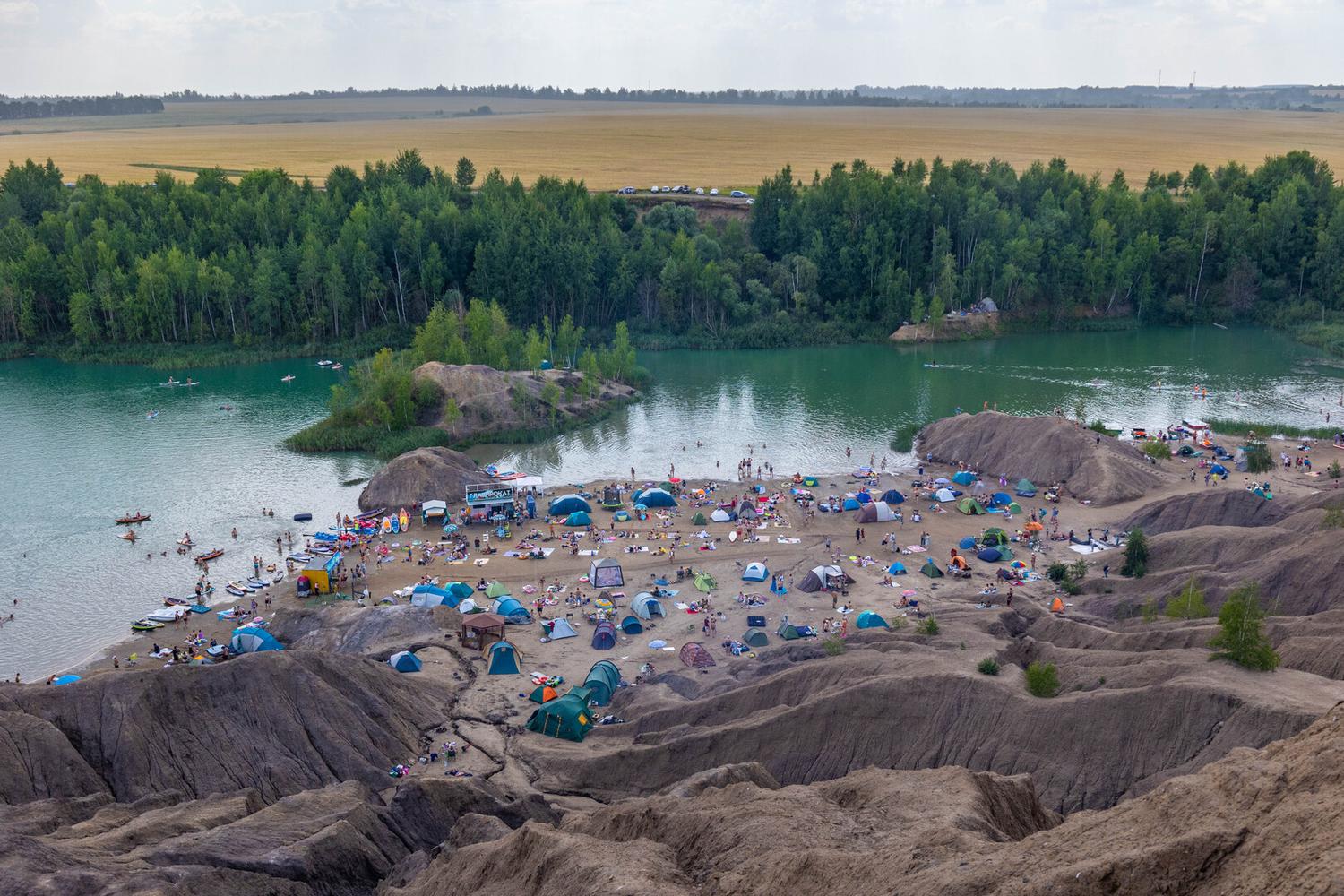 Тульские Голубые озера будут чистыми: «Вода России» едет в «Кондуки» - ВОДА РОССИИ