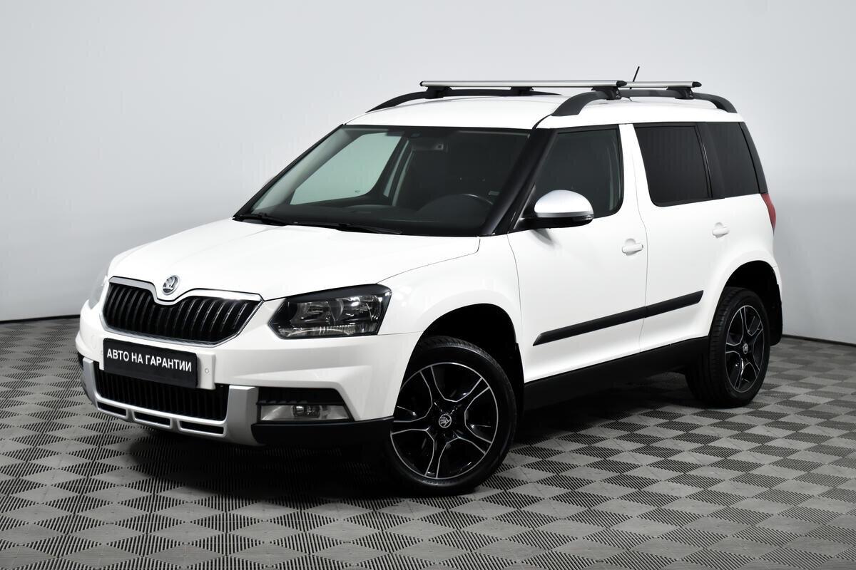 Купить б/у Skoda Yeti I поколение рестайлинг (белый) 2014 года в Москве за  1 153 000 ₽ - Quto.ru