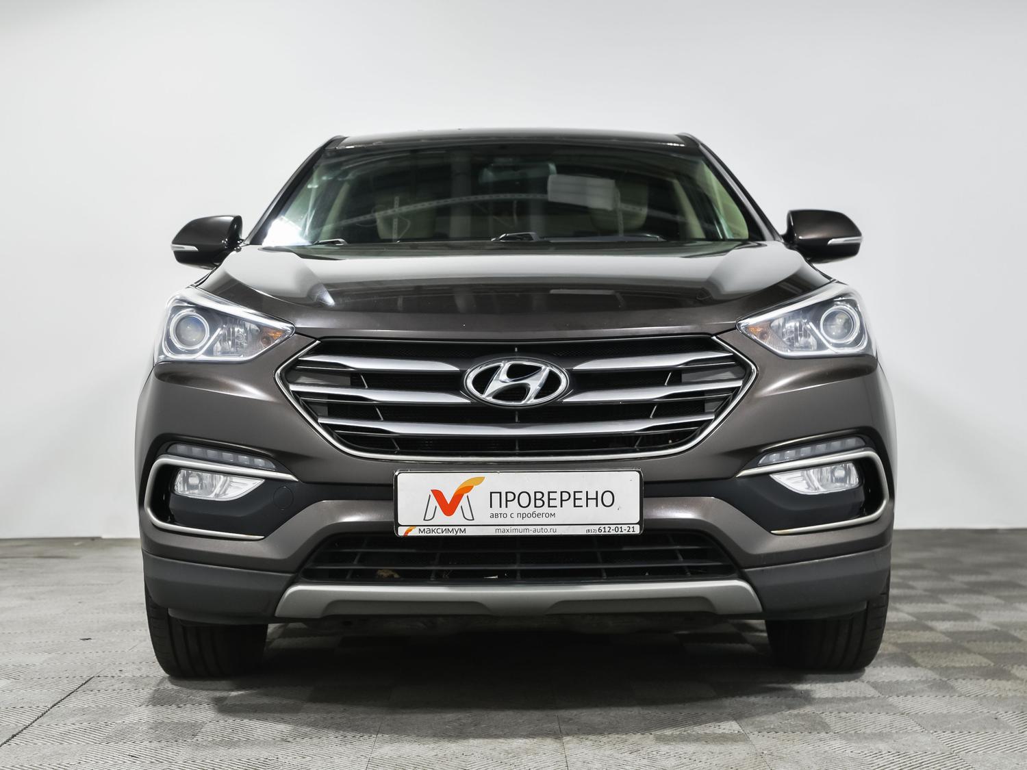 Купить б/у Hyundai Santa Fe III поколение рестайлинг (коричневый) 2017 года  в Санкт-Петербурге за 2 585 000 ₽ - Quto.ru