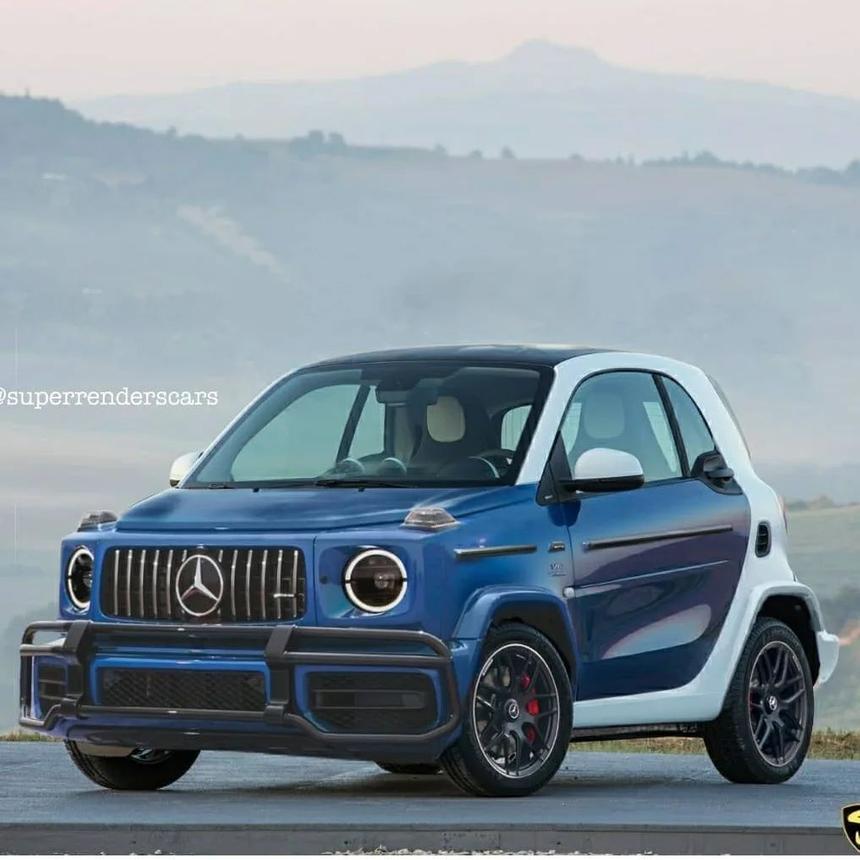 Посмотрите на самый маленький AMG: Smart в стиле G-klasse