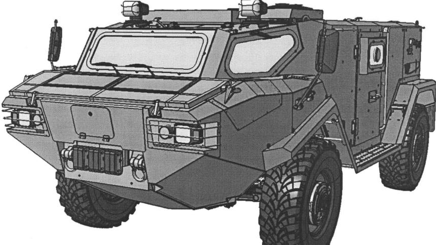 В России запатентован новый разведывательный броневик