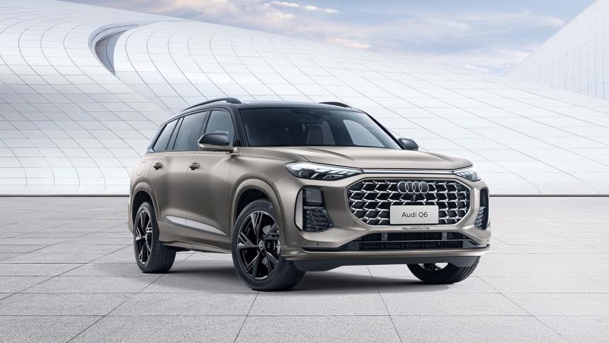 Представлен гигантский трехрядный кроссовер Audi Q6