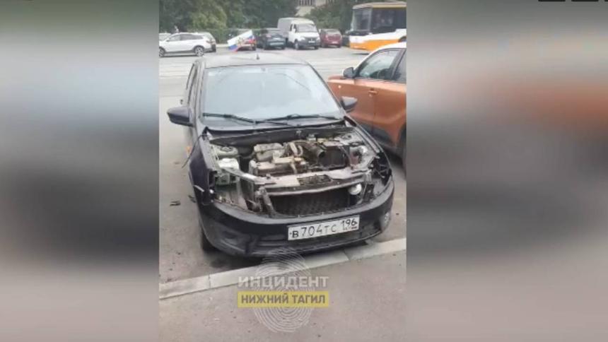 В Нижнем Тагиле воры за ночь разобрали Lada Granta