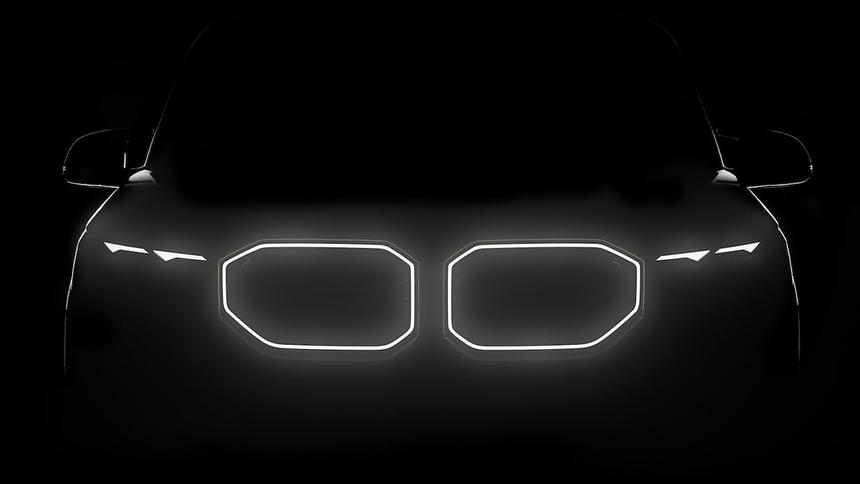 Появился первый официальный тизер BMW XM