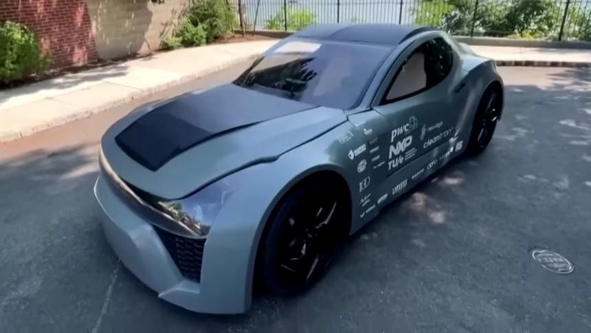 Студенты создали автомобиль, поглощающий вредные выбросы во время движения