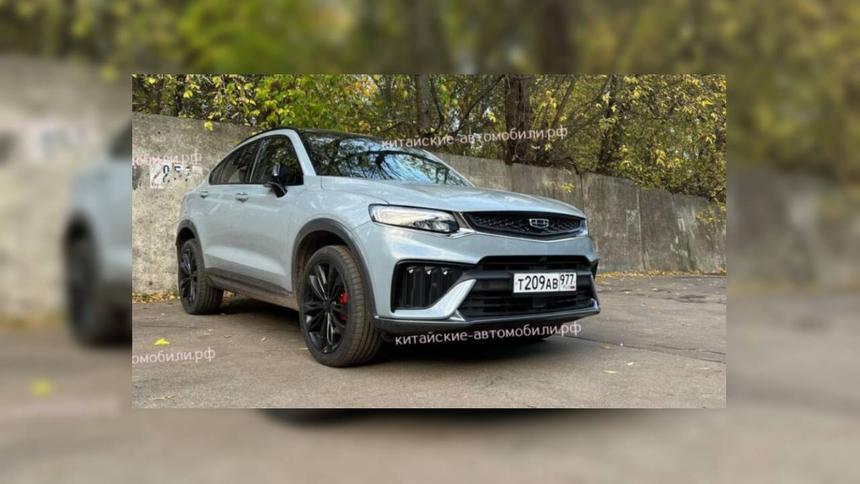Обновлённый кросс-купе Geely Tugella замечен в России