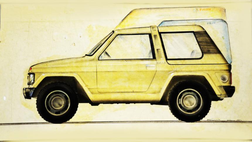 Создатель «Нивы» показал, какой дизайн кузова планировался изначально