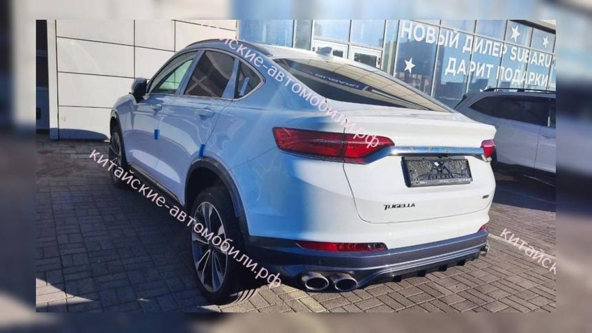 Обновлённый Geely Tugella замечен в России