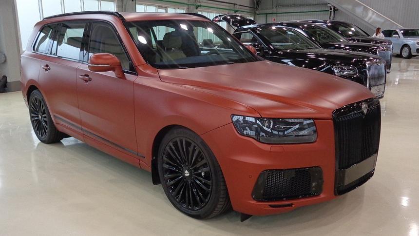 Раскрыты фотографии первого прототипа Aurus Komendant