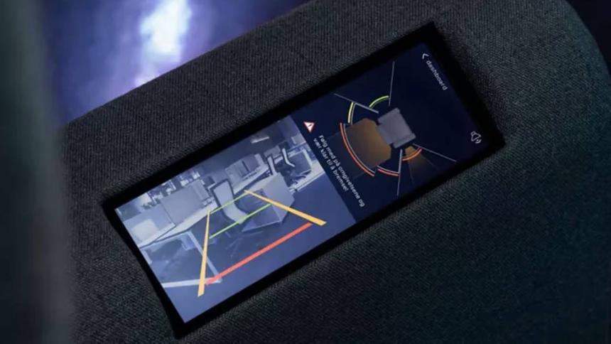 Volkswagen представил офисное кресло с двигателем и камерой заднего вида