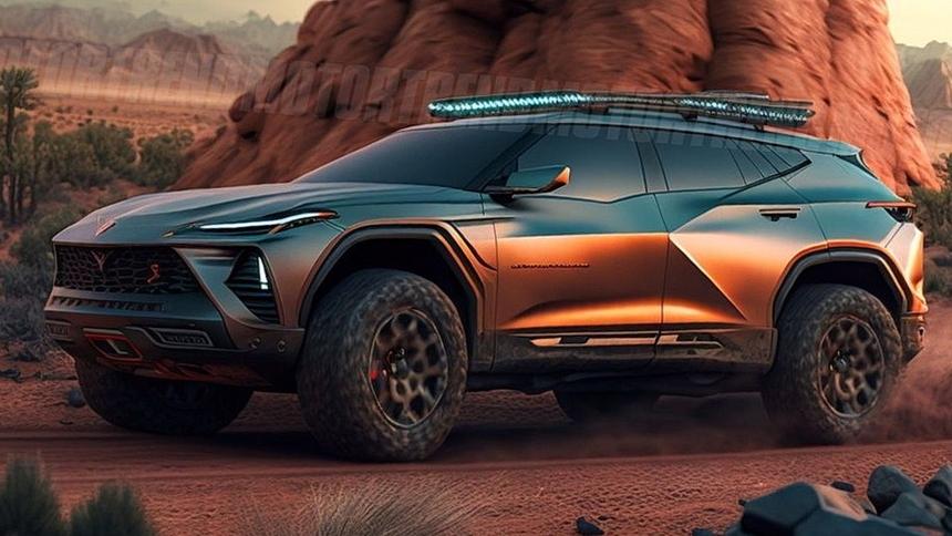 Посмотрите, как может выглядеть кроссовер Chevrolet Corvette