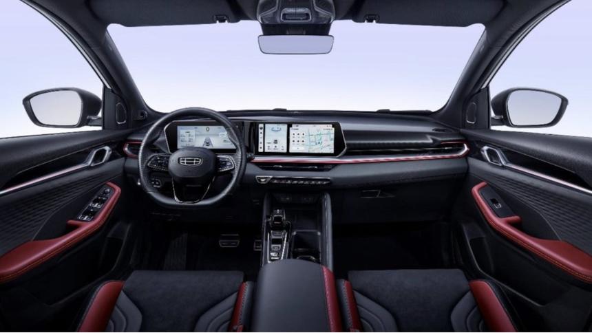 В России замечен новый Geely Coolray