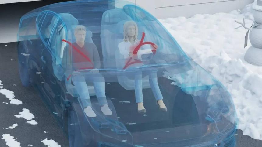 Инженеры предлагают внедрить подогреваемые ремни безопасности