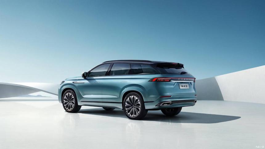 Chery показала большой кроссовер Tiggo 9, похожий на Range Rover Velar