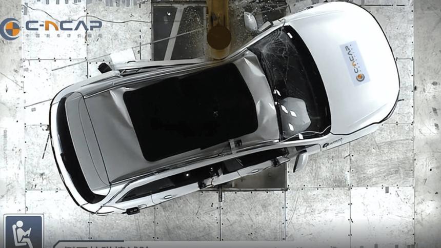 Кроссовер Skywell ET5 провалил краш-тест в Китае