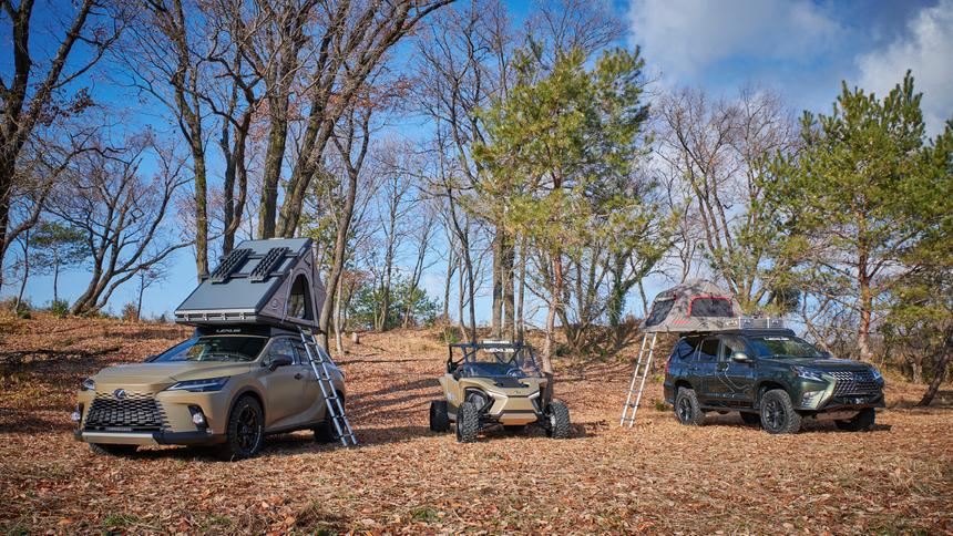 Lexus представил багги и два мини-кемпера на базе внедорожников
