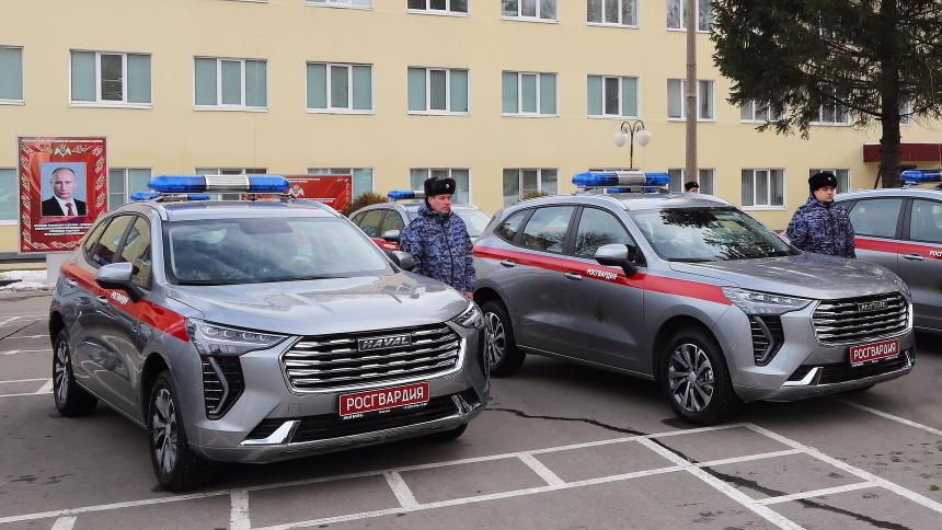 Росгвардия Тульской области получила первую партию китайских автомобилей
