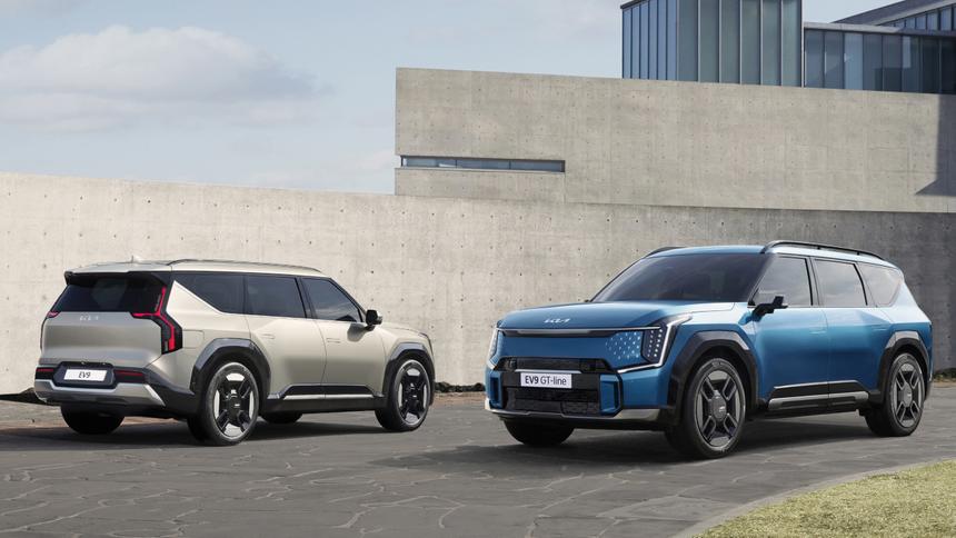 Новый роскошный кроссовер Kia EV9 представлен официально