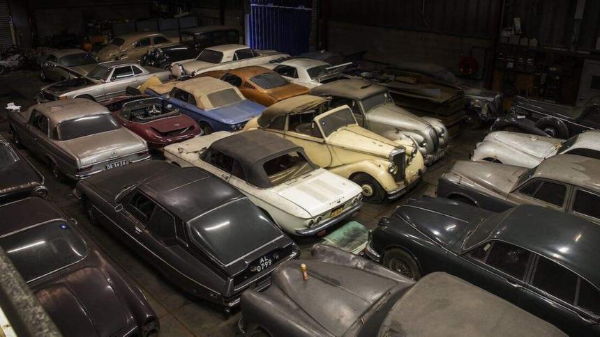 В старой церкви нашли гигантскую коллекцию автомобилей